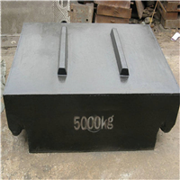 5噸行車配重砝碼m1-5T起重機(jī)試重鐵塊價格